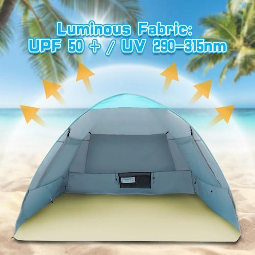 Pop Up Beach Tent, UV Protection Portable Lightweight Foldable Indoor Outdoor Tent for 2-3 Persons - Toytexx Pop Up Beach Tent, UV Protection Portable Lightweight Foldable Indoor Outdoor Tent for 2-3 Persons - Toytexx